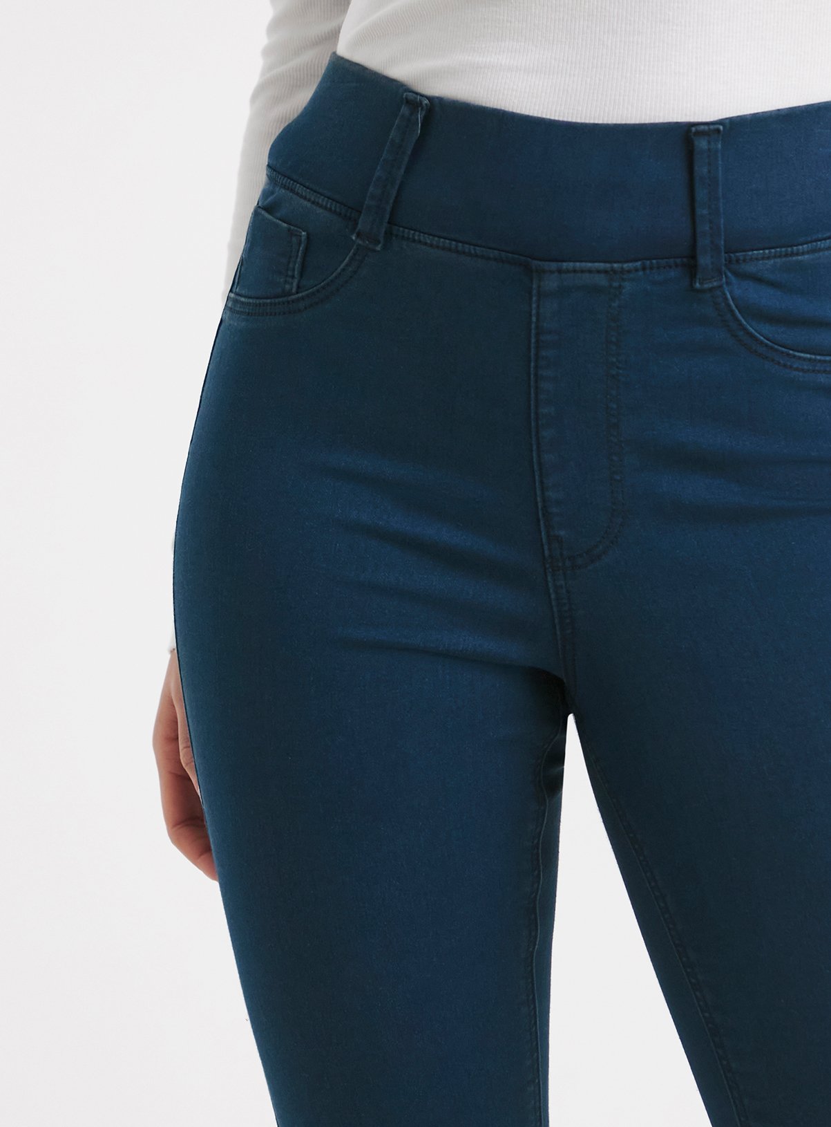SIMPLY BE Flared Pull On Jegging Dark Blue 26S - Image 4 thumbnail